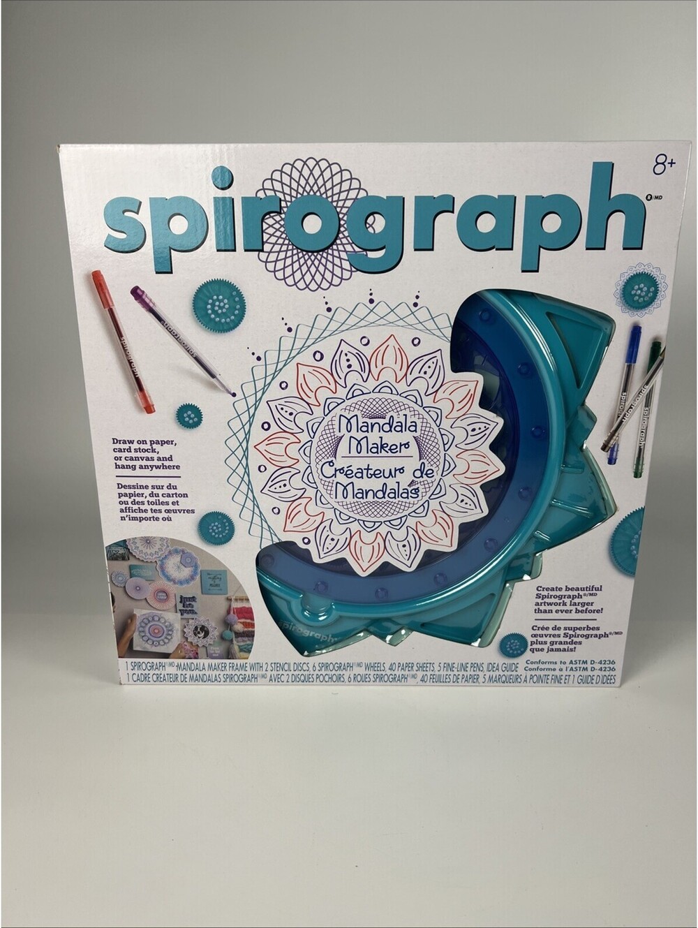 New - Spirograph Mandala Maker - Ages 8+ | 1-2 players